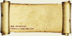 Janoš Trnavac vizit kartica